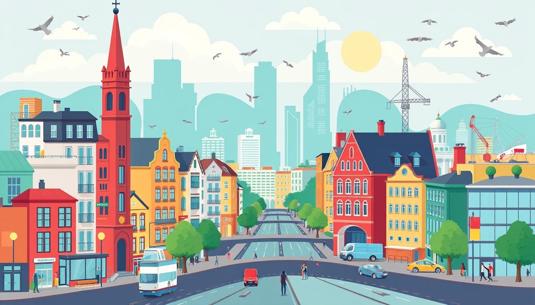 Intelligente und nachhaltige Städte: Wie die Technologie die Stadtplanung in Deutschland verwandelt