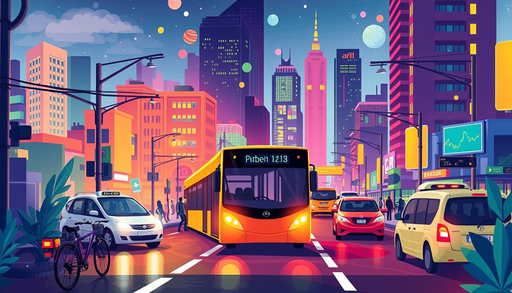 L&rsquo;avenir de la mobilité urbaine : Comment les villes intelligentes transforment le transport